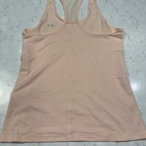 Under Armour Peachy Pink Mesh Racerback Tank